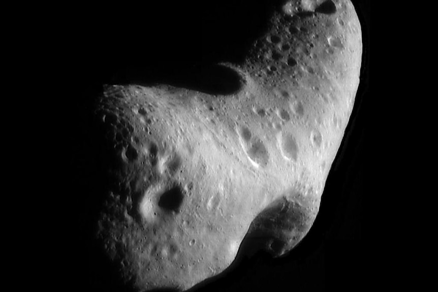 NASA's photo of an asteroid