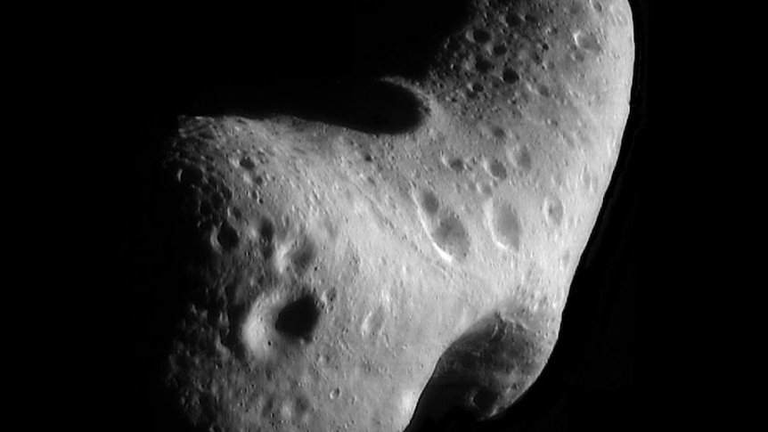 NASA's photo of an asteroid