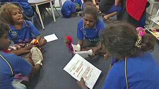 CUSTOM Indigenous children at NT school - 320 x 180