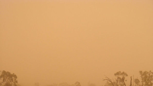 The winds have swept up enough dust every hour to fill thousands of semi-trailers.