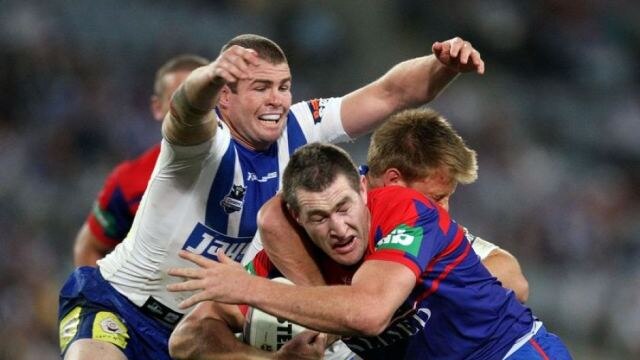 Newcastle's Chris Houston is playing his 150th NRL game tonight against the Storm