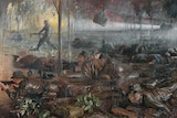 Painting of Battle of Long Tan