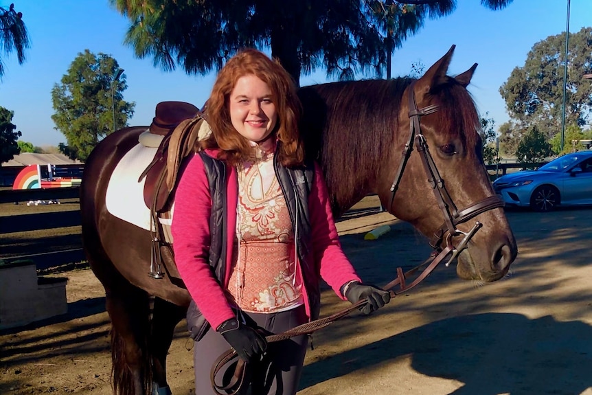 Hannah with horse