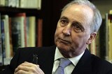 Former Australian Prime Minister Paul Keating looks on at a book launch