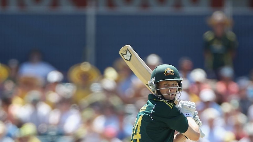 Recalled Adam Voges took his chance with his highest ODI score.