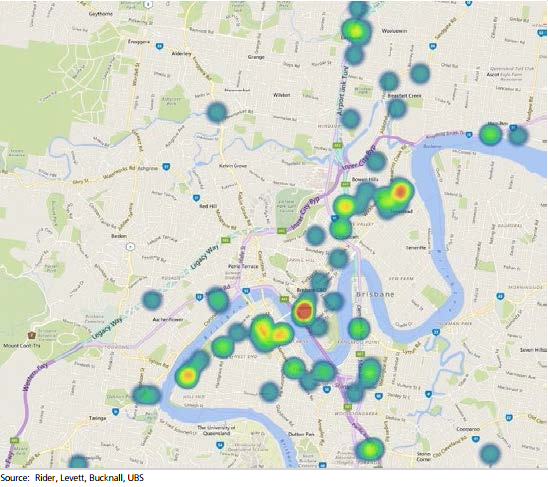 Brisbane crane distribution