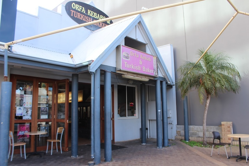 A kebab shop in Bunbury's CBD.