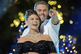 Bindi Irwin and Derek Hough at Dancing With The Stars finale