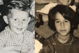 Composite picture of Wayne Bailey and Sandra Abboud as children