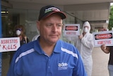 Andrew Ramsay is the chairman of the Asbestos Disease Support Society and wants to see asbestos cleaned up in the NT.