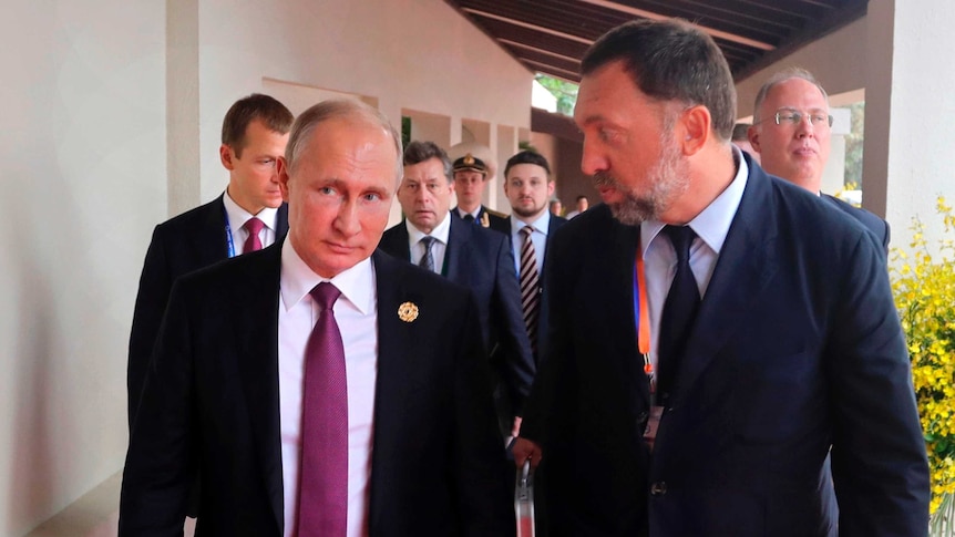 russia sanctions putin and deripaska