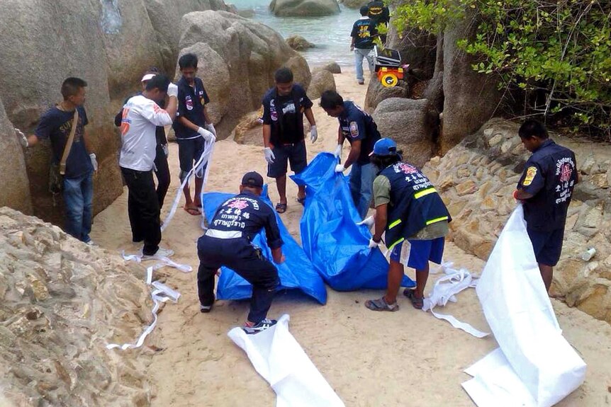 Bodies of British tourists found on Thai beach