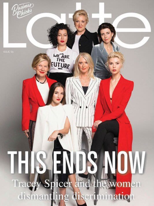 A cover for Latte magazine featuring the NOW campaign, led by journalist Tracey Spicer.