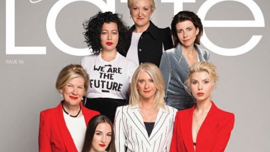 A cover for Latte magazine featuring the NOW campaign, led by journalist Tracey Spicer.