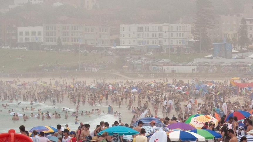 Thousands gather on Bondi Beach in Sydney