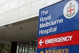 The man died after being rushed to the Royal Melbourne Hospital.