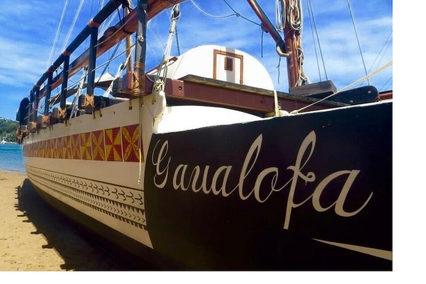 Samoa's only traditional sailing ship, the Gaualofa, which was gifted to the Samoan Voyaging Society in 2009