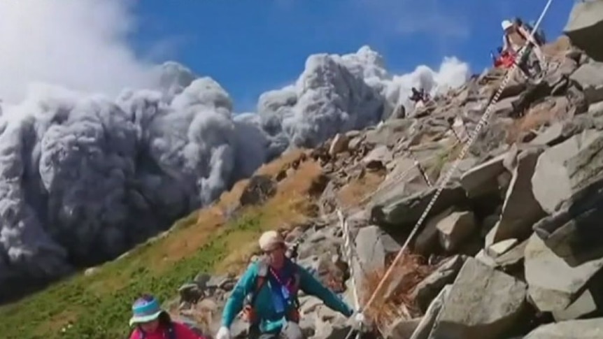 Japan volcano eruption: Hikers faced searing hot cloud of ash, gases and flying rocks