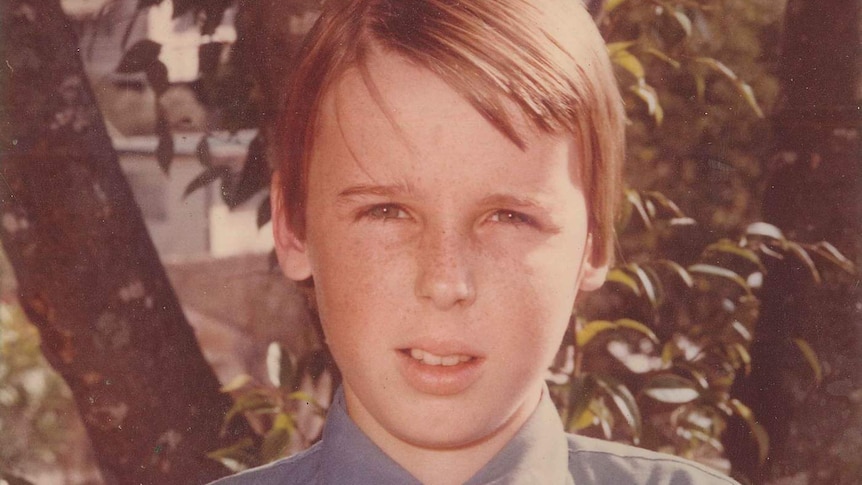 Antony Funnell as a schoolboy in 1978.