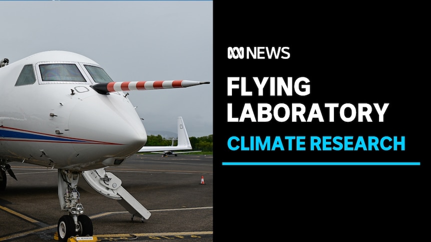 Flying Laboratory, Climate Research: Research plane on an airport runway