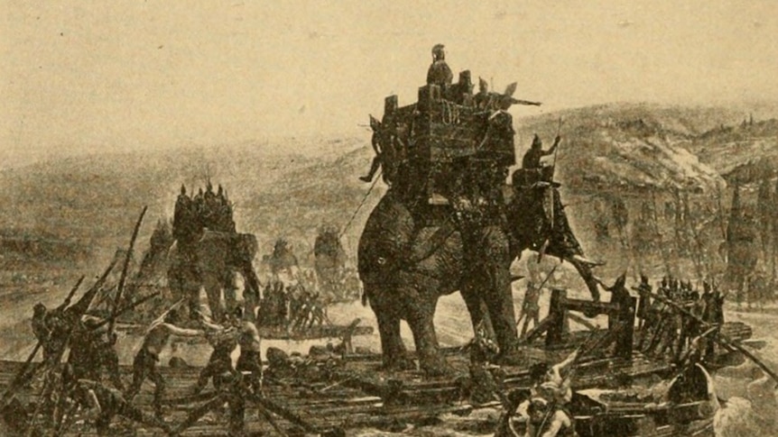 Carthaginian general Hannibal led an army of men, horses, and elephants to one of the greatest military feats of ancient history.