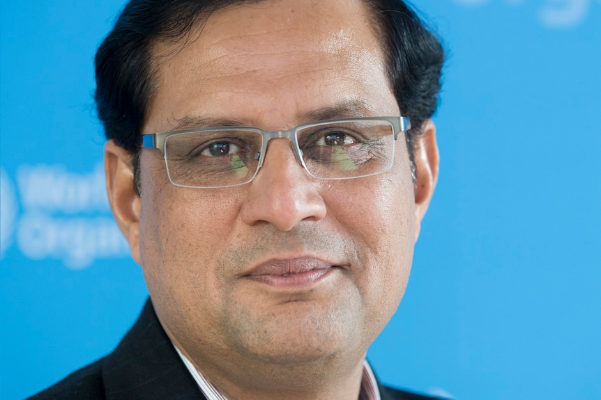 A portrait of World Health Organisation representative Dr Arvind Mathur.
