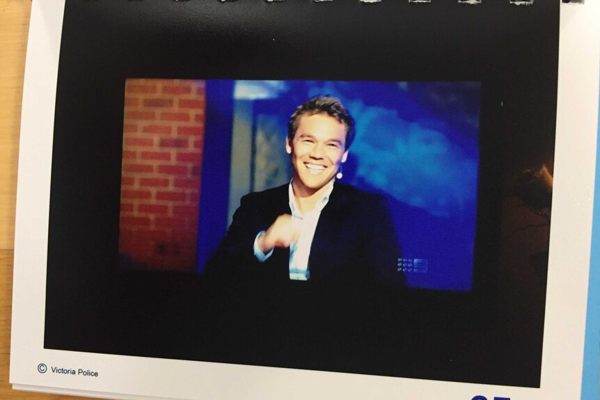 Lincoln Lewis during an appearance on The Footy Show.