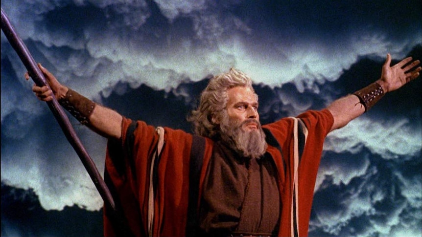 Charlton Heston in The Ten Commandments