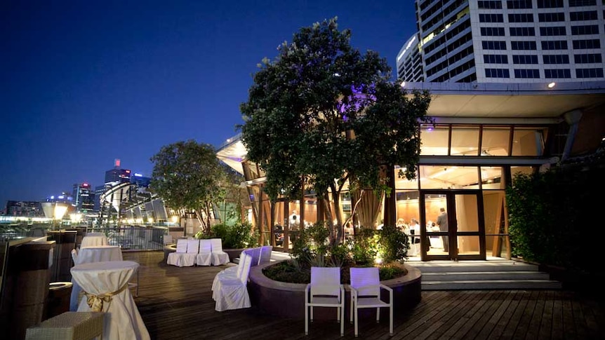 The L'Aqua restaurant in Sydney