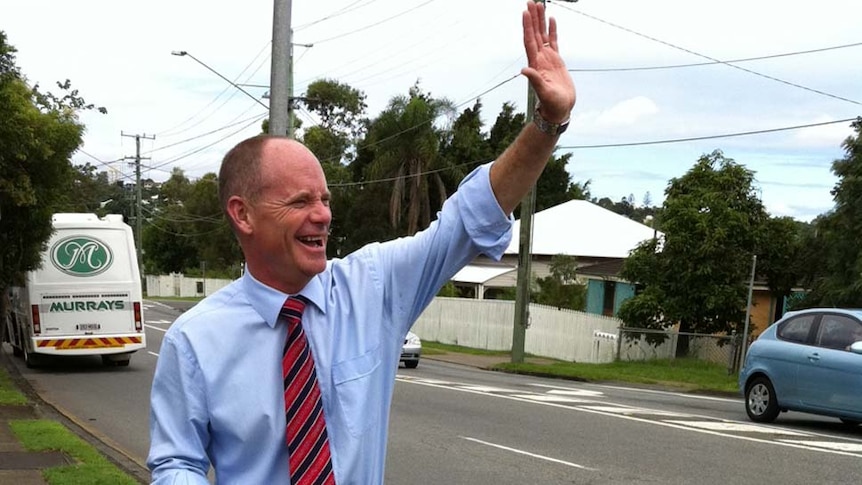 The poll found Mr Newman's support in Ashgrove has slipped nine points since his election victory in March.