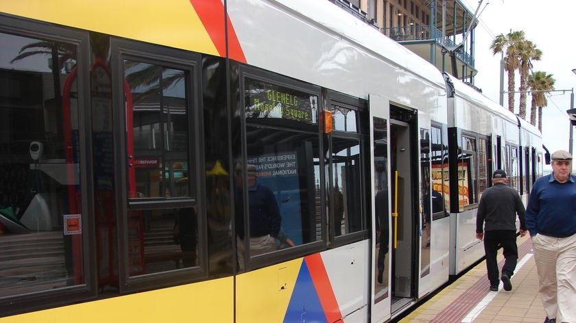 A tram at Glenelg