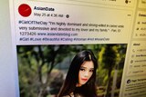 Asian Date Facebook post