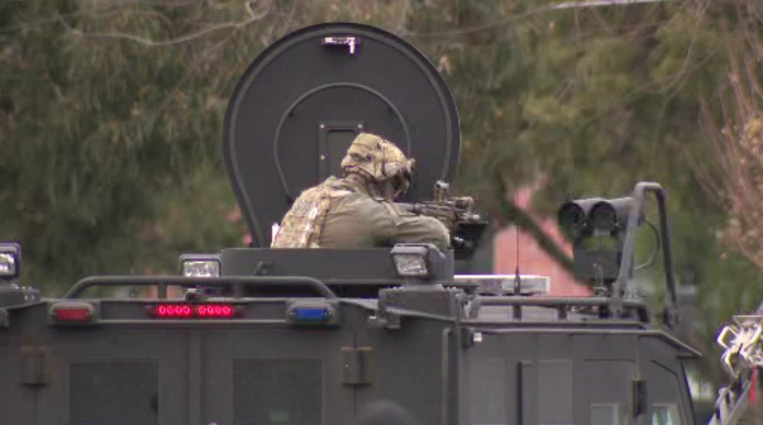 Armed police respond to Spotswood siege