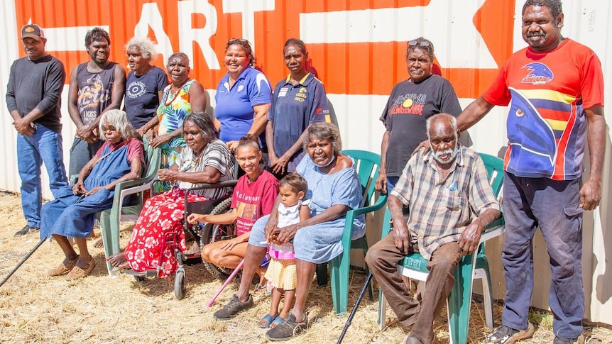 Group of Indigenous Australians 