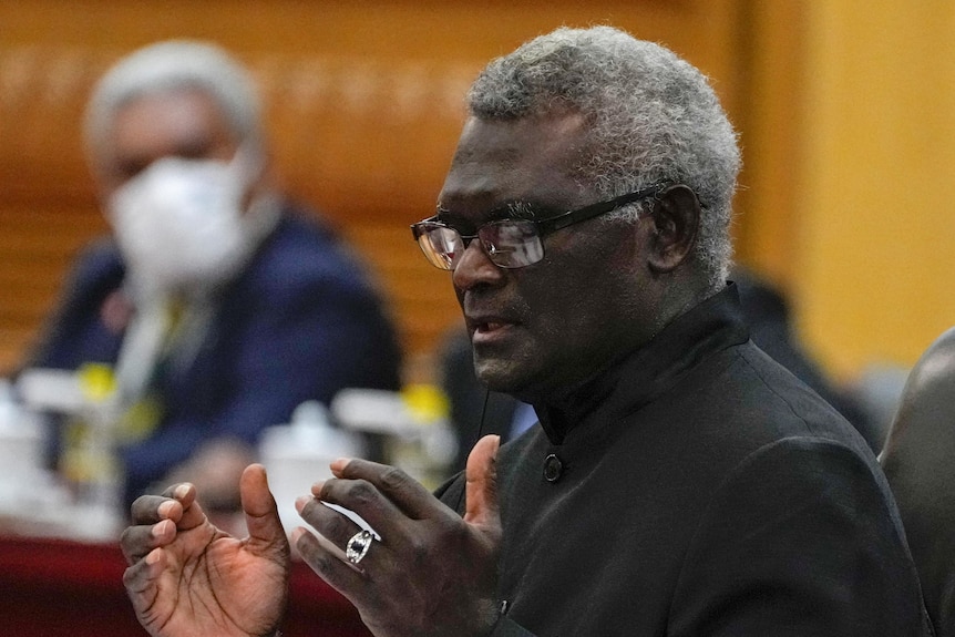 A Solomon islander in a suit