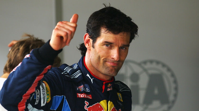 Webber pipped Red Bull team-mate Sebastien Vettel. (File photo)