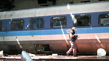 Escalation: Israeli rail workers have been killed in a Hezbollah attack on the Haifa train station.