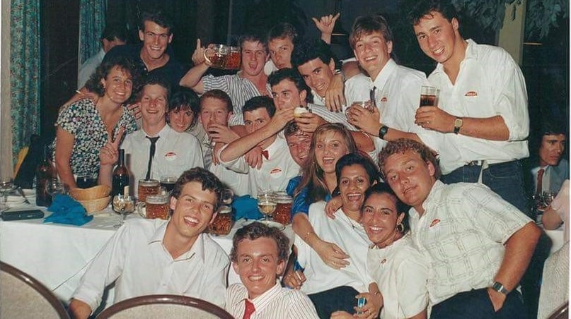 Chalkies who worked during the 1987 stock market crash in Sydney.