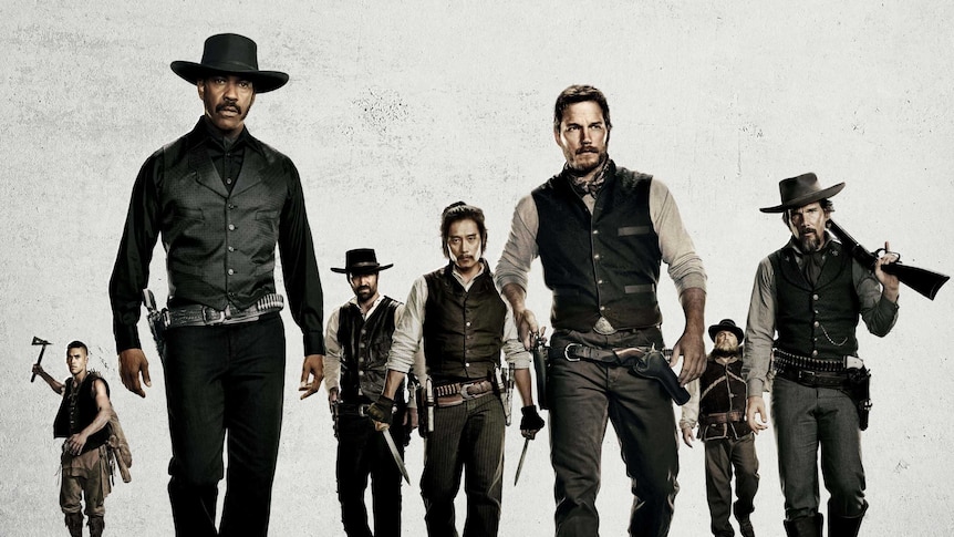 Denzel Washington, Chris Pratt and the rest of The Magnificent Seven's cast, 2016