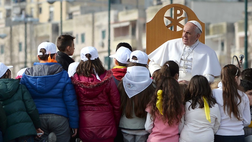 Pope Francis visits Naples