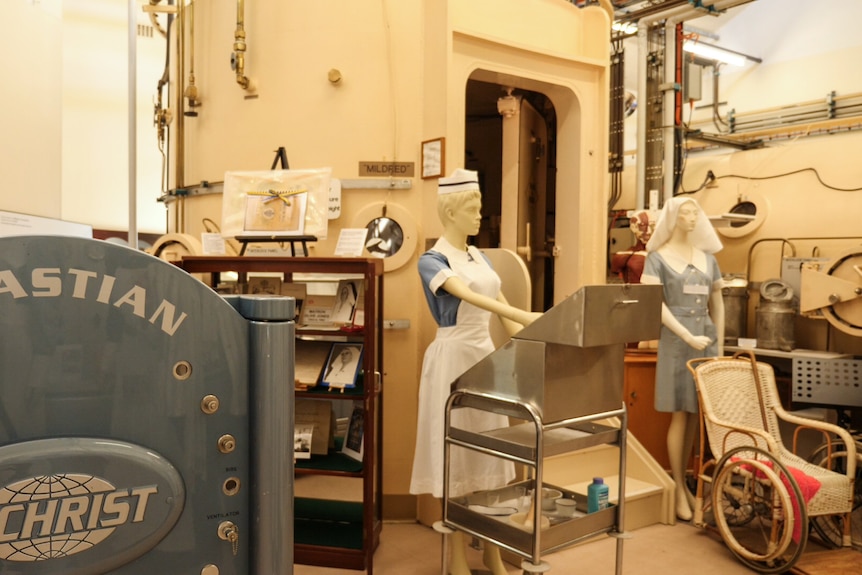 Fremantle Hospital Museum is inside the old hyperbaric chamber building.