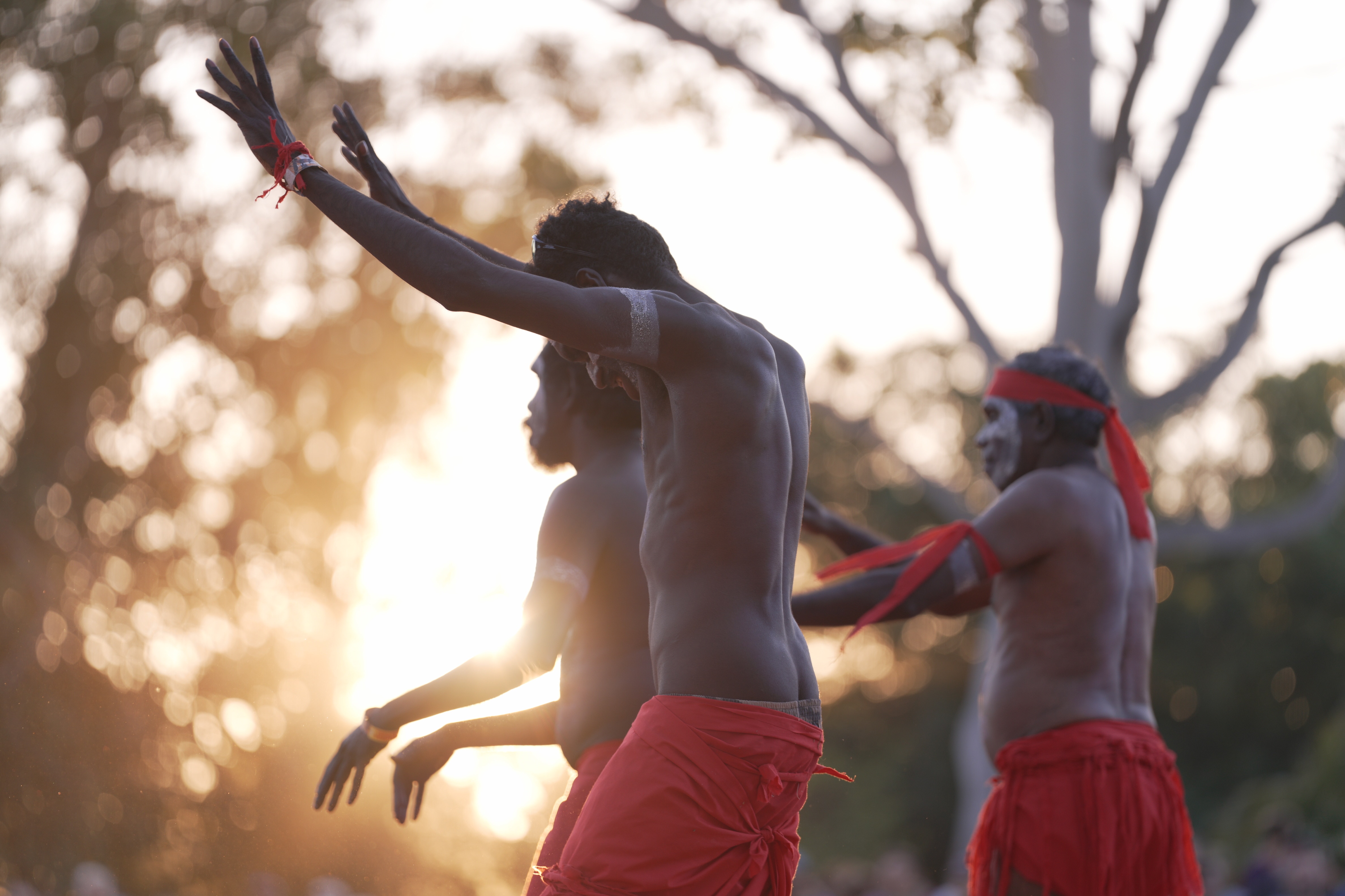 Traditional Aboriginal dancers.