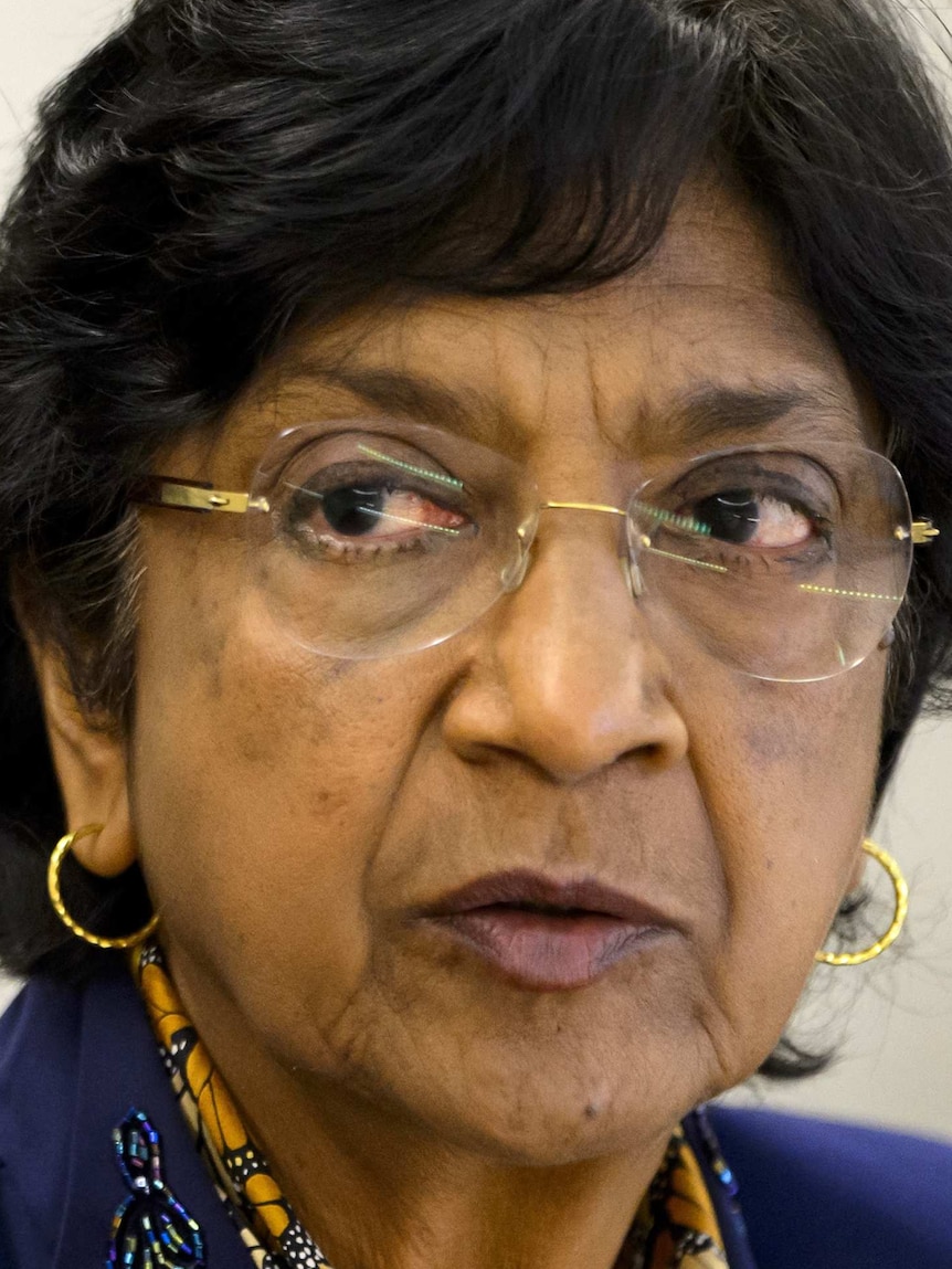 United Rights High Commissioner for Human Rights Navi Pillay