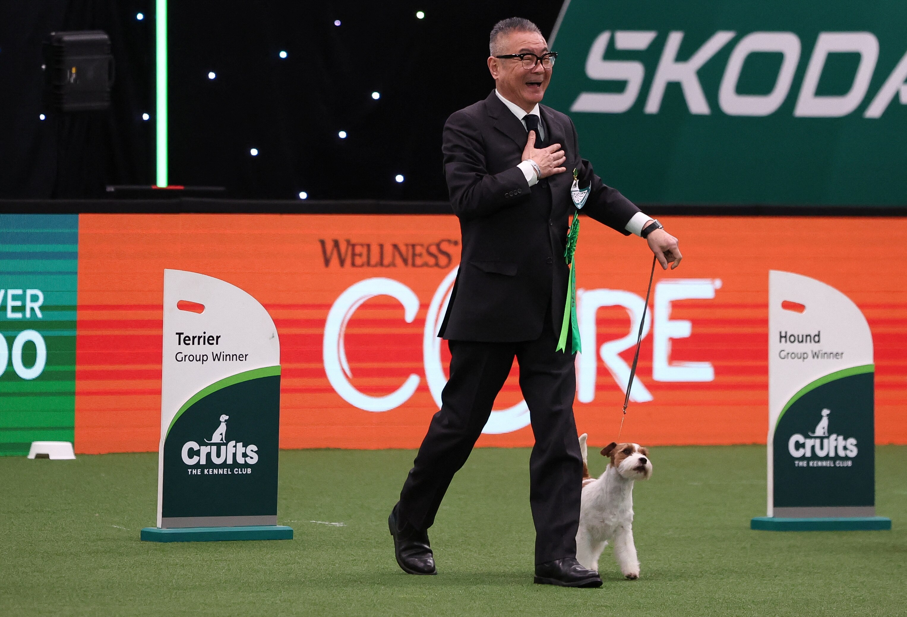 Australian shepherd named Viking crowned Best in Show at 2024 Crufts