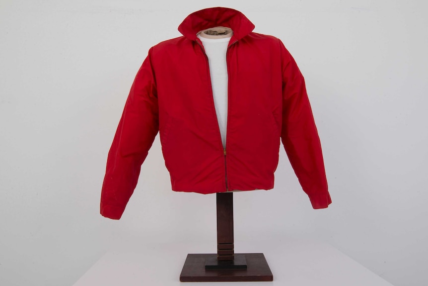 A red jacket.