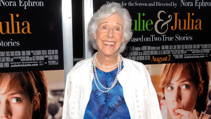Francis Sternhagen at the 2009 premiere of Julie and Julia in which she played American cookbook author Irma Rombauer.