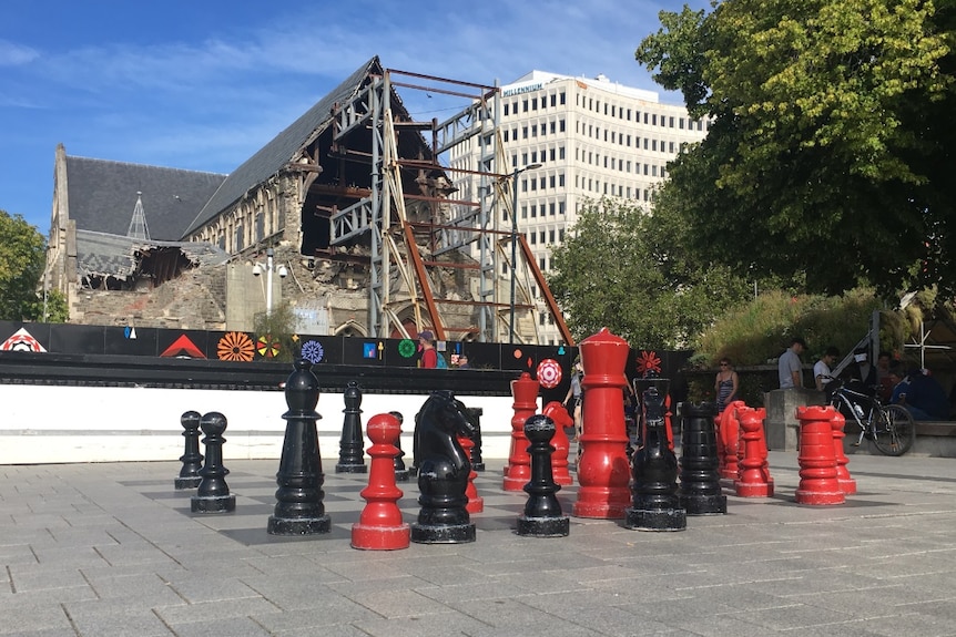 Damage from the 2011 Christchurch earthquake, taken in 2016.