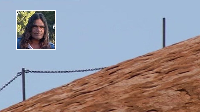 Keith Aitken overlooks Uluru