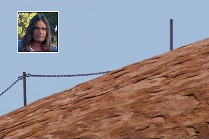 Keith Aitken overlooks Uluru