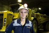 Female miner